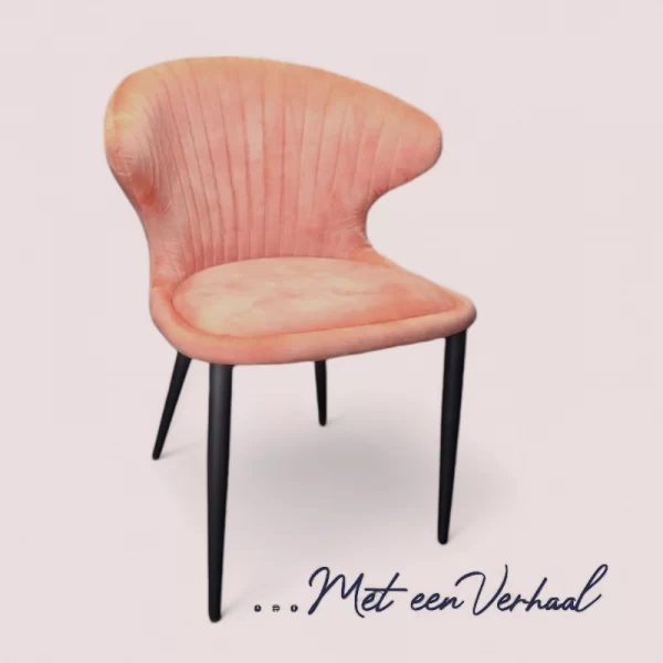 Eetkamerstoel Athene Oud Roze