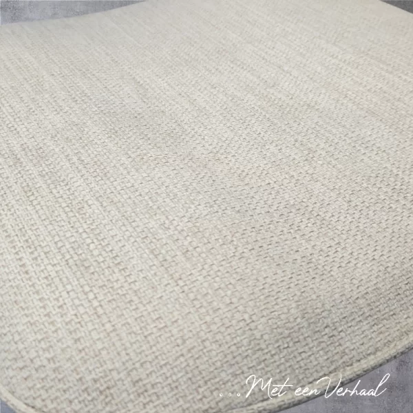 Stoel Ivar gerecycled polyester taupe - Afbeelding 2
