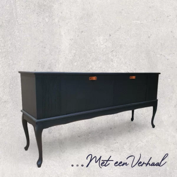 TV-meubel Queen Anne zwart