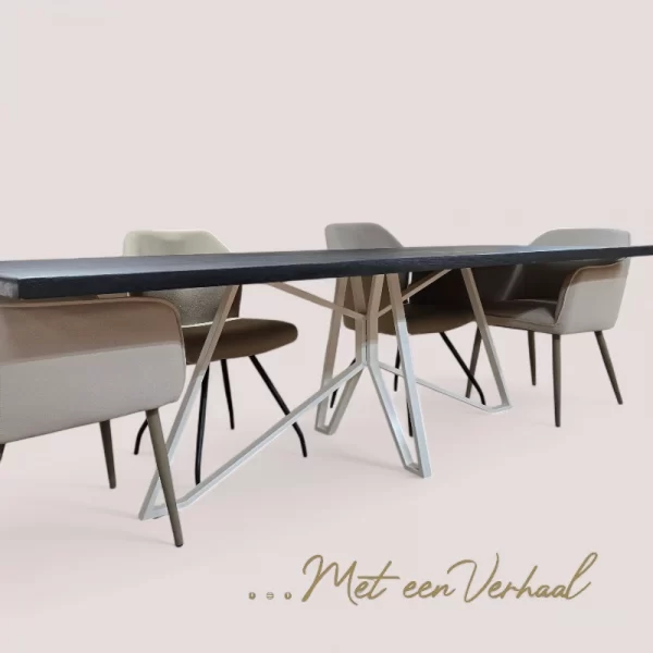 Tafelblad Zwart Eiken - Afbeelding 2